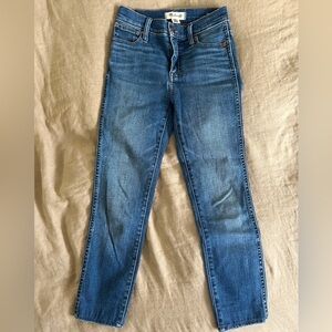 Madewell Women's high rise skinny Blue Jeans